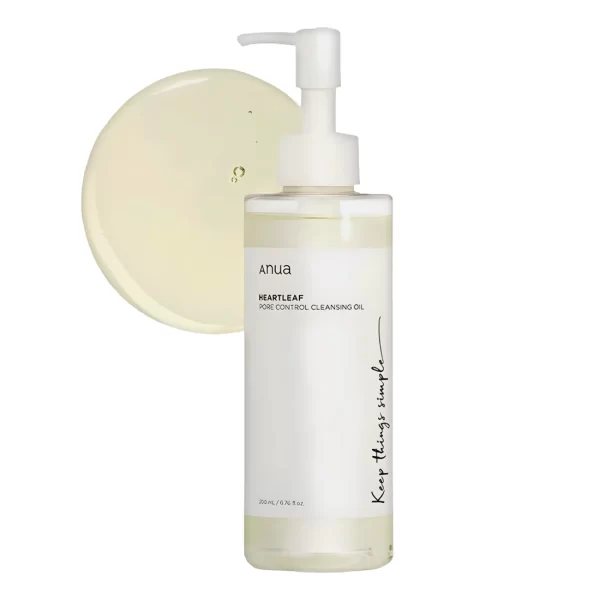 Anua, Heartleaf Pore Control Cleansing Oil, Ulei demachiant pentru pori, 200 ml