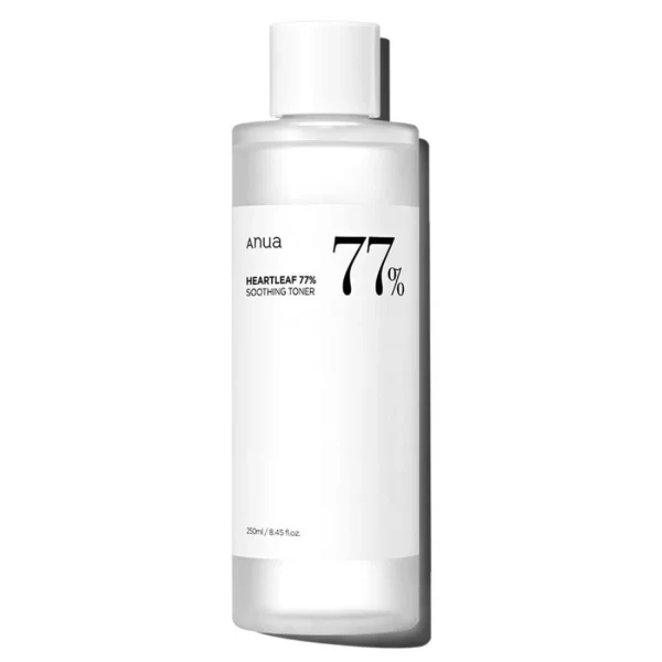 Anua, Heartleaf 77% Soothing Toner, Toner calmant și hidratant, 250 ml