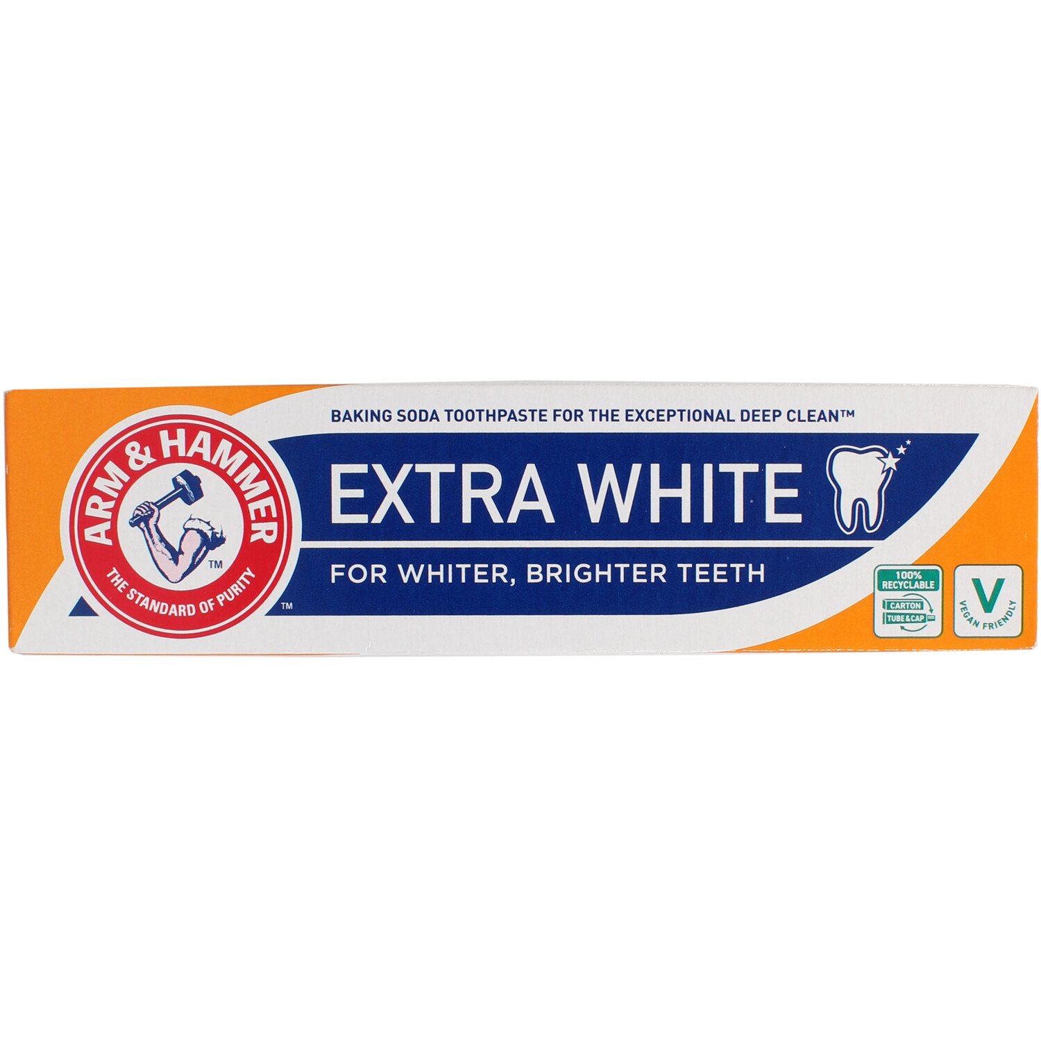 Arm&Hammer, Extra White Care Baking Soda Toothpaste, Pastă de dinți albire cu bicarbonat, 125g