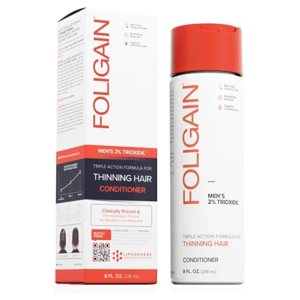Foligain, Trioxidil 2% Conditioner for Men, Balsam pentru fortifiere si revitalizare, 236 ml
