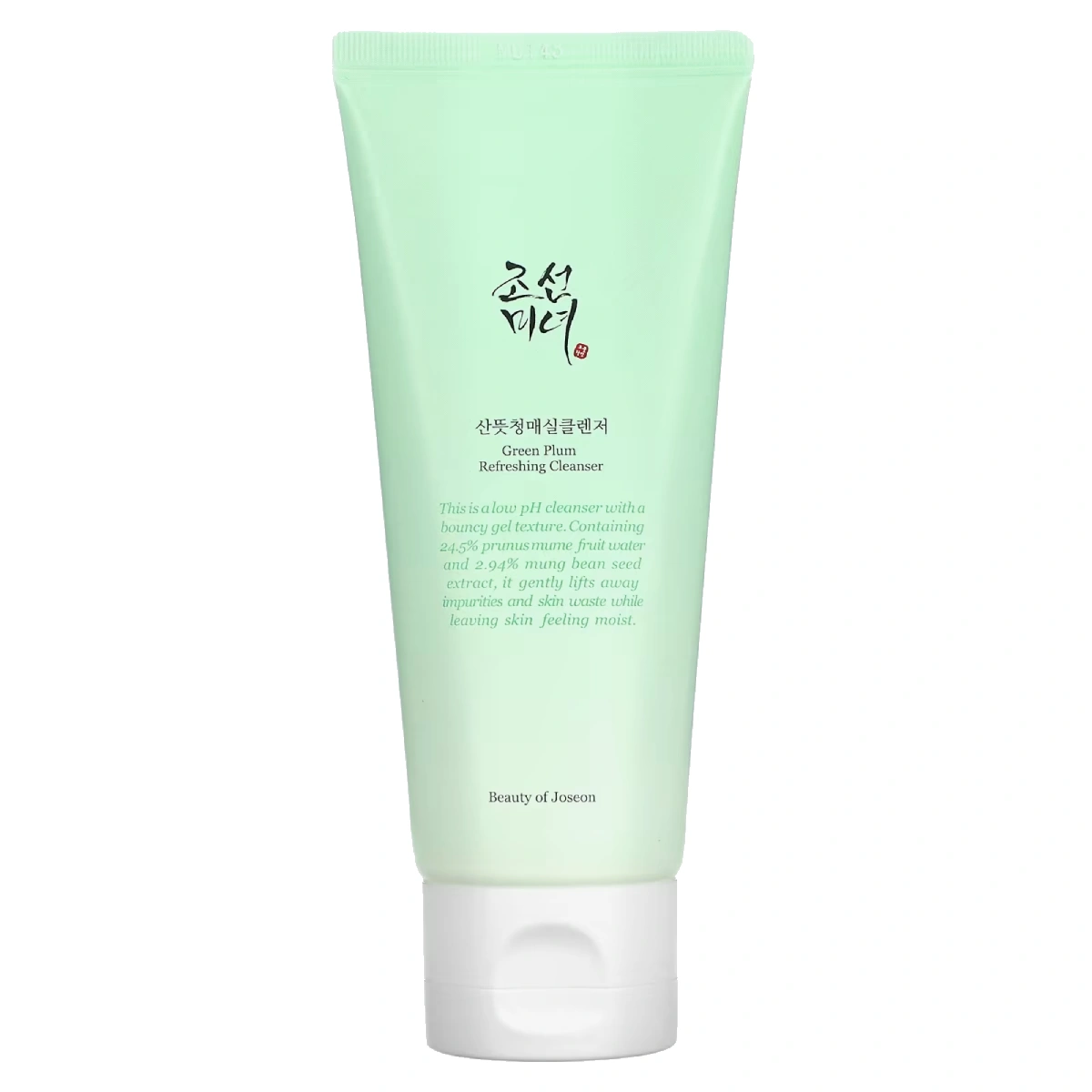 Beauty of Joseon, Green Plum Refreshing Cleanser, Gel revigorant pentru curățare și hidratare, 100 ml