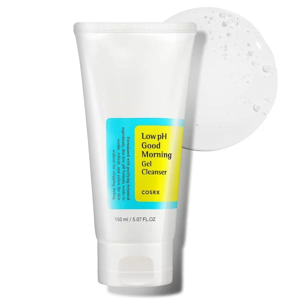 Cosrx, Low pH Good Morning Gel Cleanser, Gel curățare blând, pH echilibrat, 150 ml