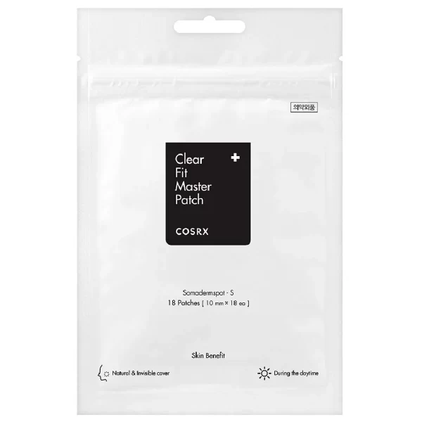 Cosrx, Clear Fit Master Patch, Plasturi hidrocoloizi pentru acnee, 18 plasturi
