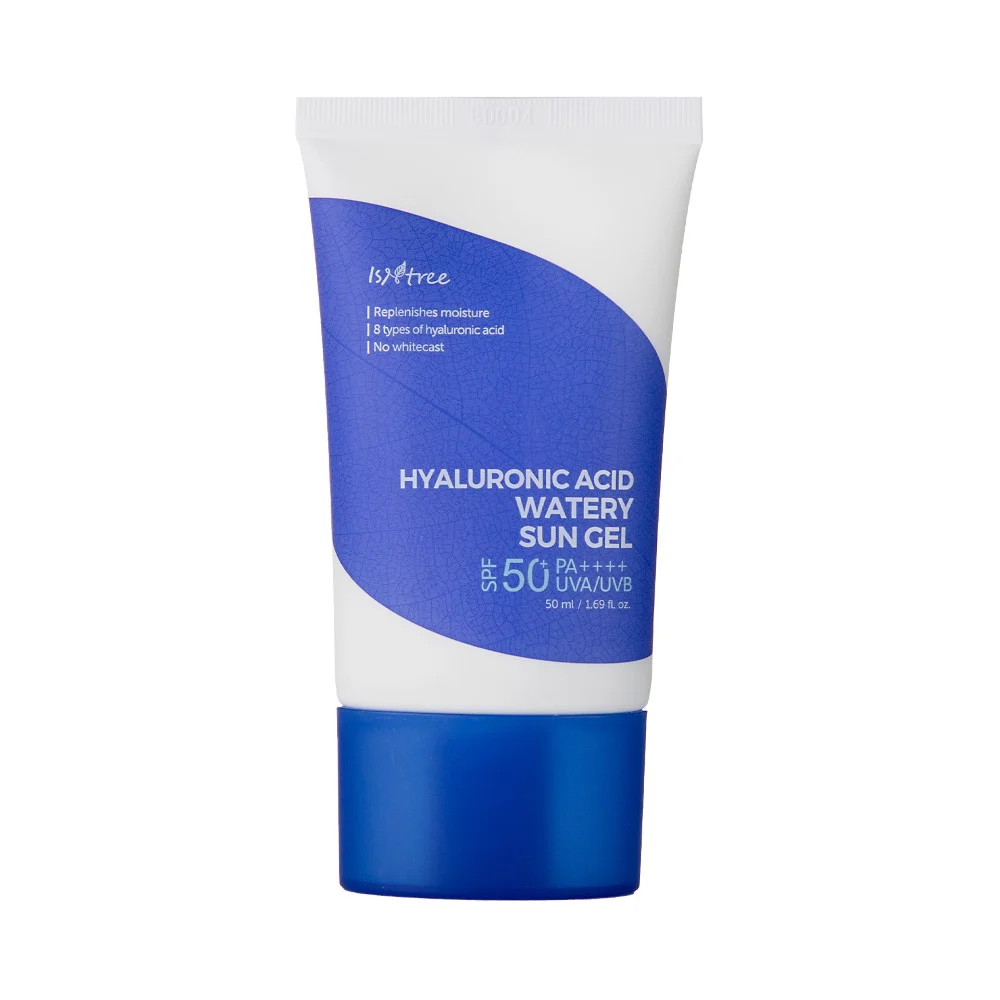 Isntree, Hyaluronic Acid Watery Sun Gel SPF50+ PA++++, Gel hidratant cu acid hialuronic, 50 ml