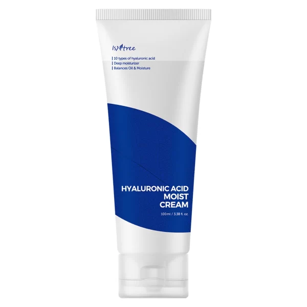 Isntree, Hyaluronic Acid Moist Cream, Cremă hidratantă intensă, 100 ml