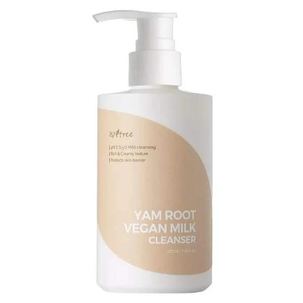 Isntree, Yam Root Vegan Milk Cleanser, Lapte demachiant hidratant, 220 ml