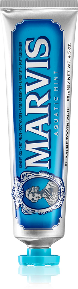 Marvis, Aquatic Mint Toothpaste, Pastă de dinți revigorantă marină, 85 ml