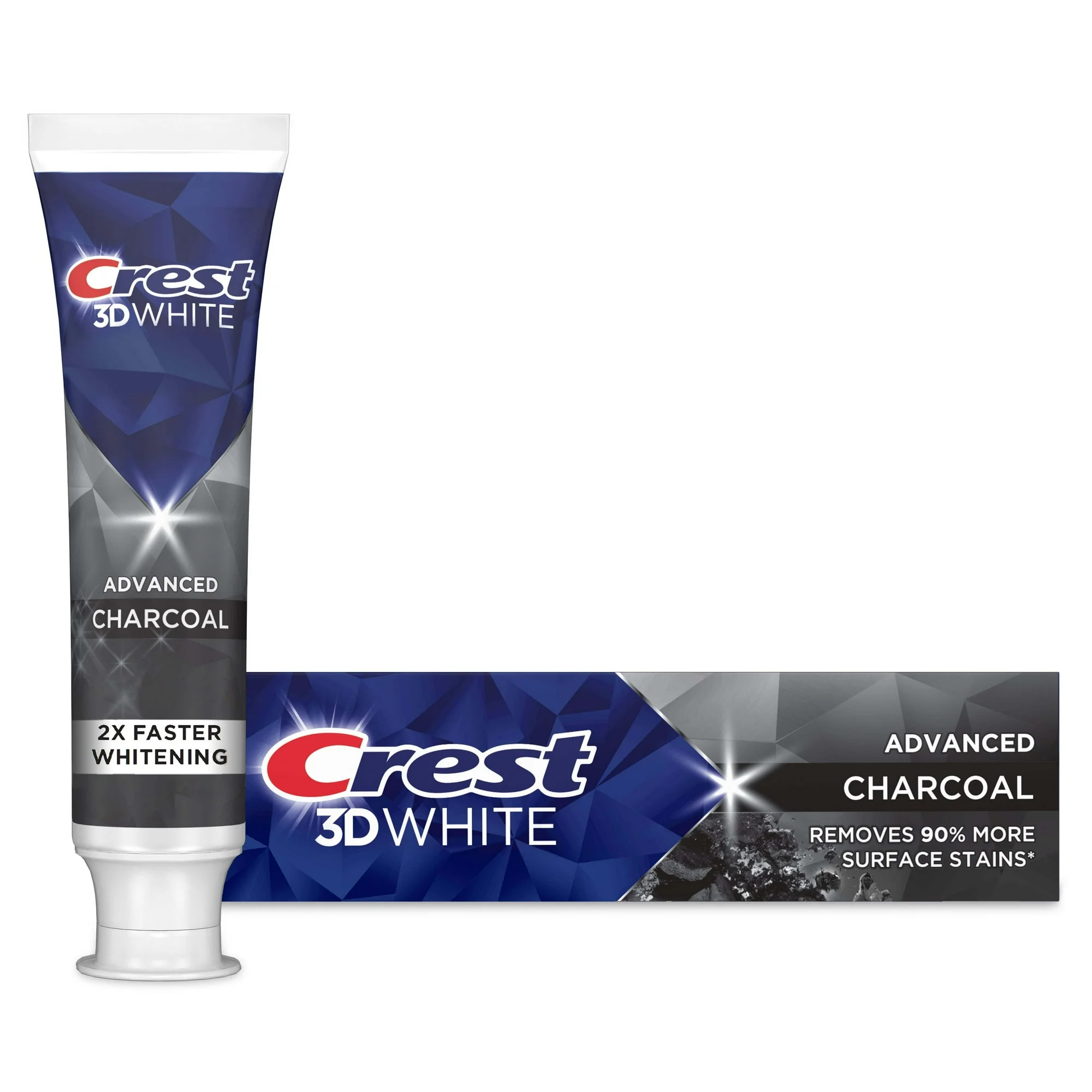 Crest, 3D White Advanced Charcoal Toothpaste, Pastă de dinți albire cu cărbune activ, 93 g