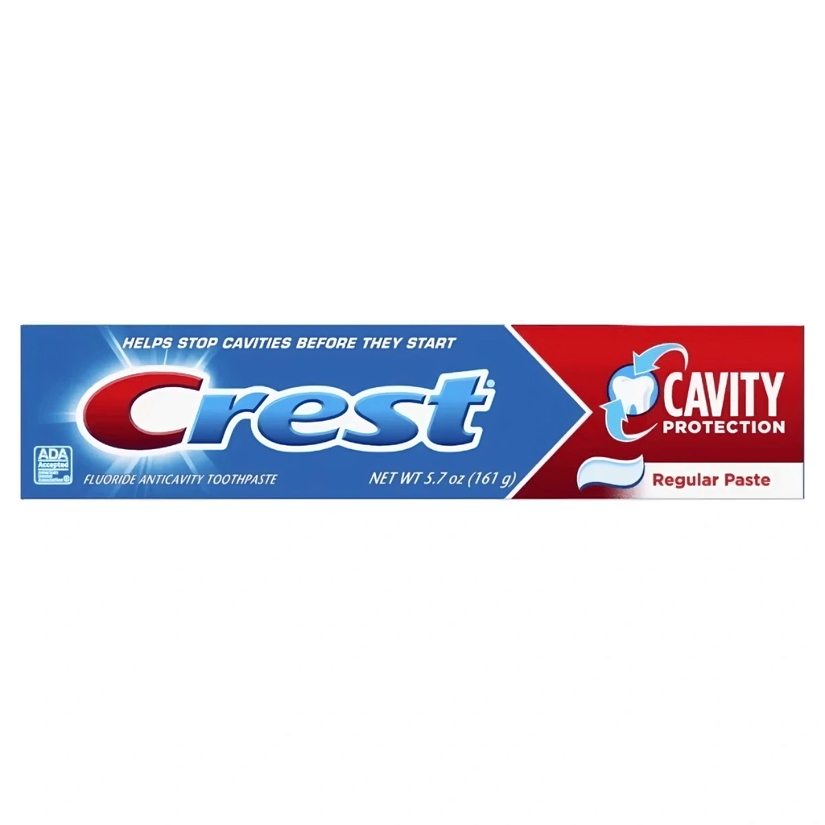 Crest, Cavity Protection Fluoride Anticavity Toothpaste, Pastă anticarii cu fluor, 161 g