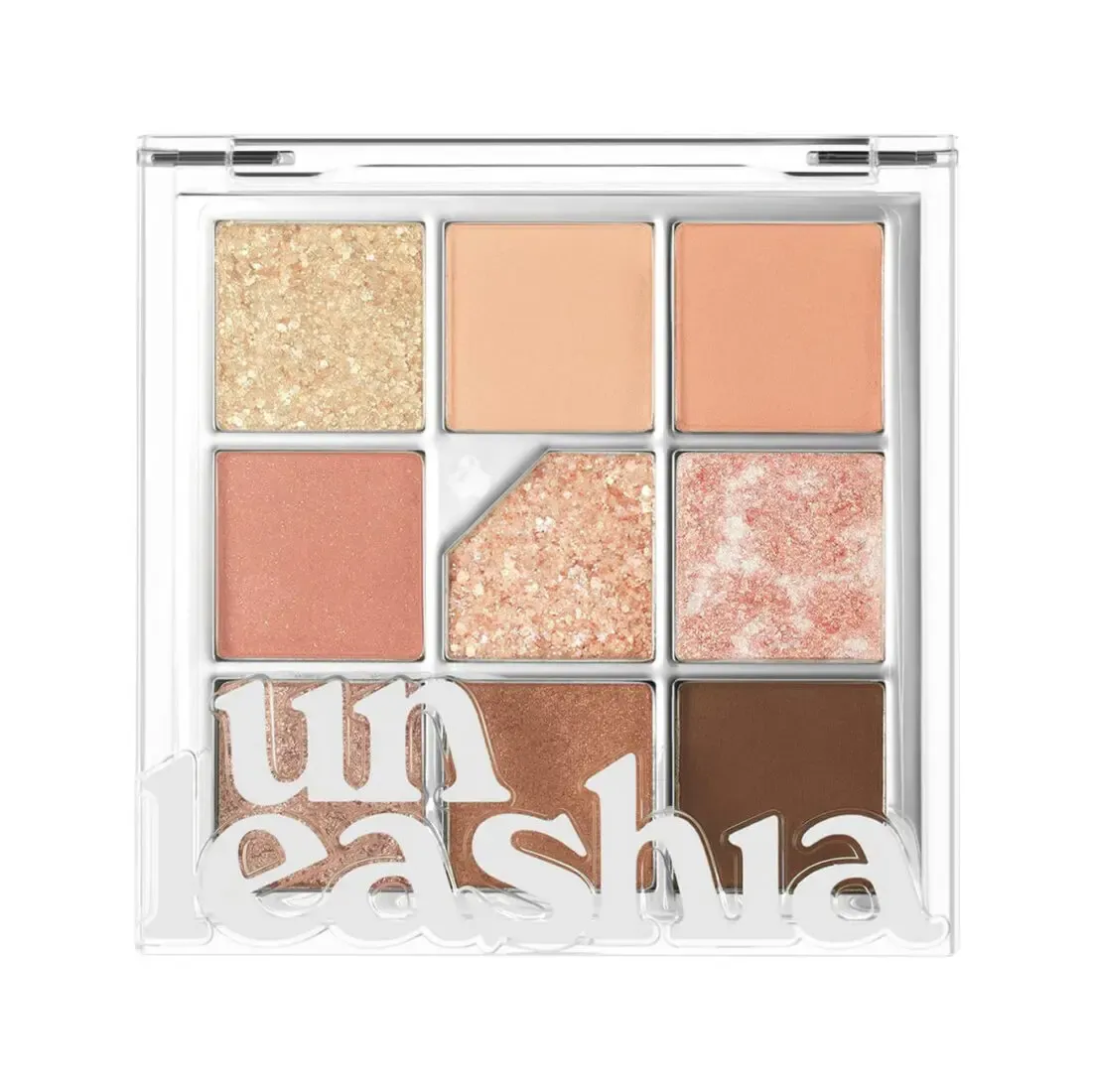 UNLEASHIA Glitterpedia Eye Palette N°3 All Of Coral Pink (6.6 g)