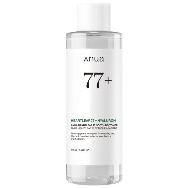 Anua, Heartleaf 77% Soothing Toner, Toner calmant și hidratant, 250 ml