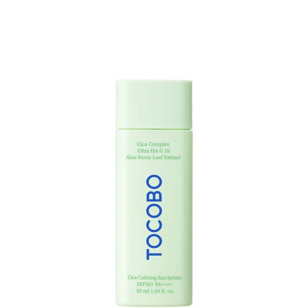 Tocobo, Cica Calming Sun Serum SPF50+ PA++++, Serum calmant și hidratant, 50 ml