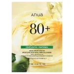 Anua, Heartleaf 80 Moisture Soothing Ampoule Mask, Mască calmantă și hidratantă, 27 ml