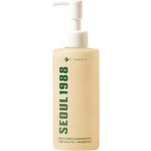 K-Secret, SEOUL 1988 Cleansing Oil Pine Cica 1% + Probiotics, Ulei demachiant delicat și calmant, 200 ml