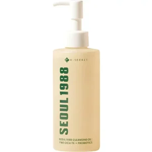 K-Secret, SEOUL 1988 Cleansing Oil Pine Cica 1% + Probiotics, Ulei demachiant delicat și calmant, 200 ml