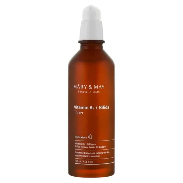 Mary&May, Vitamin B5 + Bifida Toner, Toner hidratant și calmant, 120 ml
