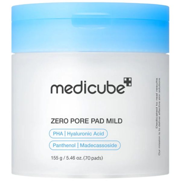 Medicube, Zero Pore Pad Mild, Pad exfoliant blând pentru pori, 70 plasturi