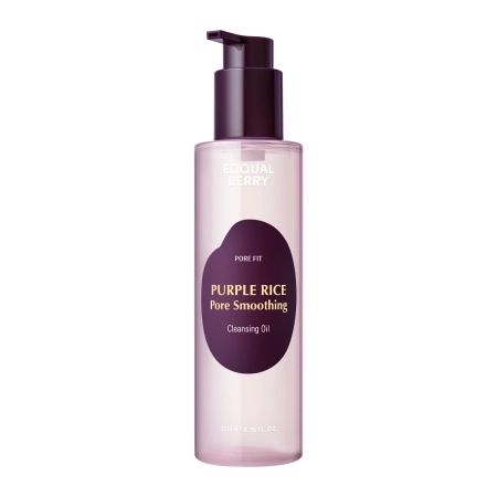 Eqqualberry, Purple Rice Pore Smoothing Cleansing Oil, Ulei demachiant pentru pori netezi, 200 ml