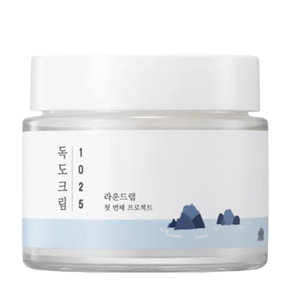 Round Lab, 1025 Dokdo Cream, Cremă hidratantă și fortifiantă, 80 ml