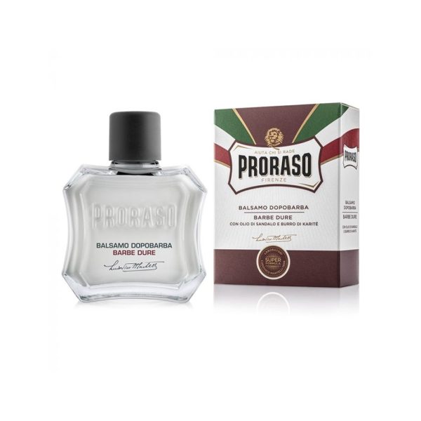 Proraso, After Shave Balm Sandalwood & Shea Butter, Balsam calmant și hidratant, 100 ml