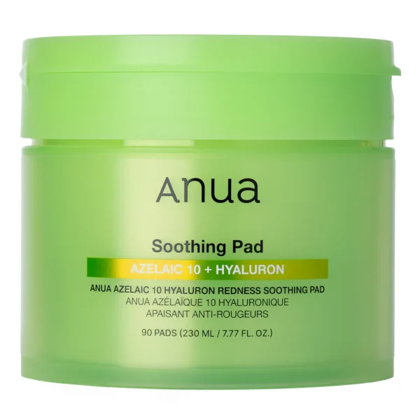 Anua, Azelaic 10 Hyaluron Redness Soothing Pad, Pad-uri calmante şi hidratante, 230 ml