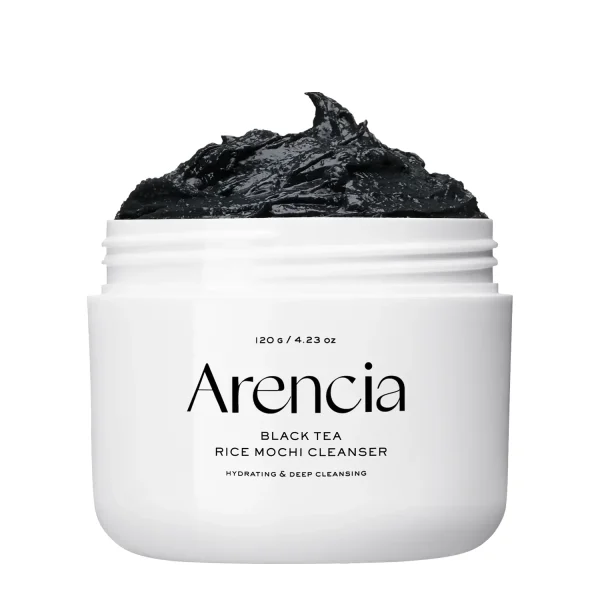 Arencia, Black Tea Rice Mochi Cleanser, Curăță și purifică porii, 120g