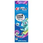 Crest, Kids Advanced Color-Changing Toothpaste, Pastă color-changing pentru copii, 119 g