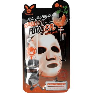 Elizavecca, Milky Piggy Red Ginseng PowerRinger Mask, Mască cu Ginseng, 23 ml