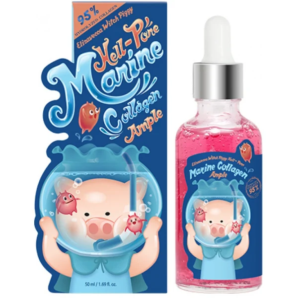 Elizavecca, Witch Piggy Hell‑Pore Marine Collagen Ample, Ser ușor revitalizant, 50 ml