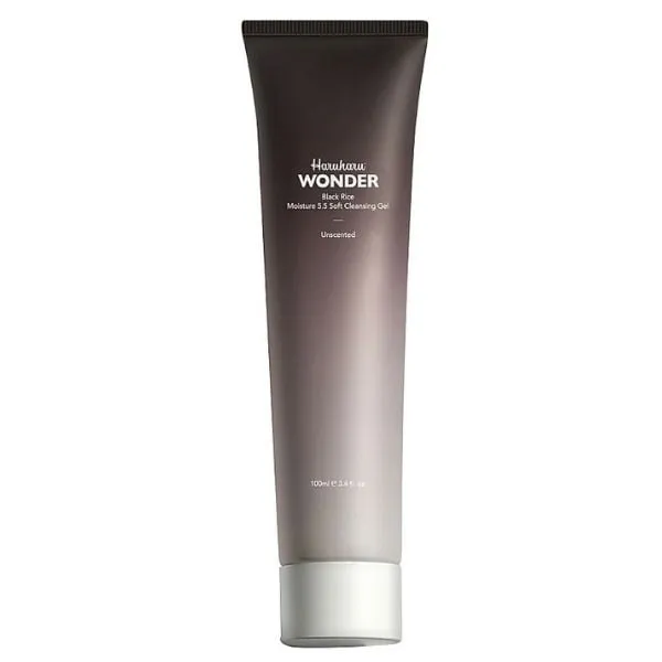 Haruharu Wonder, Black Rice Moisture 5.5 Soft Cleansing Gel, Gel de curățare hidratant, 100 ml