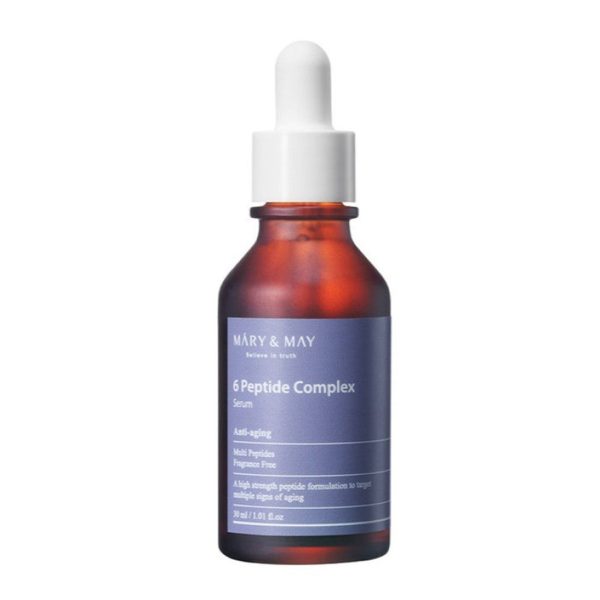 Mary&May, 6 Peptide Complex Serum, Ser anti-age cu peptide, 30 ml