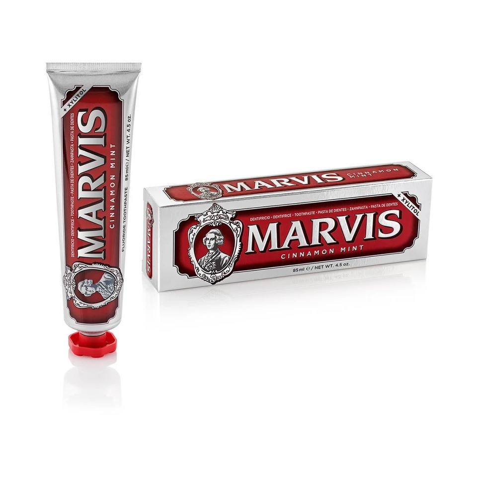Marvis, Cinnamon Mint Toothpaste, Pastă de dinți revitalizantă, 85 ml