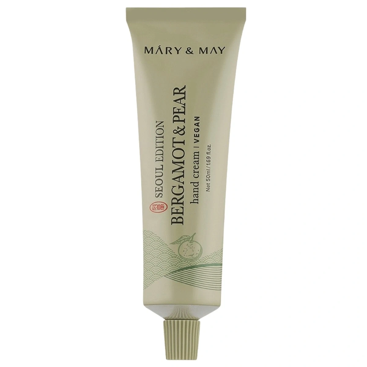 Mary&May, Seoul Edition Bergamot & Pear Hand Cream, Cremă hidratantă ușoară pentru mâini, 50 ml