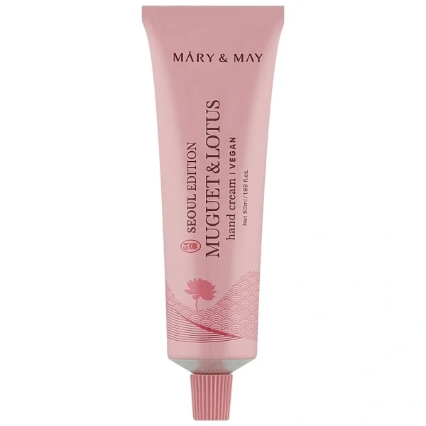 Mary&May, Seoul Edition MUGUET & LOTUS Hand Cream, Cremă hidratantă pentru mâini, 50 ml