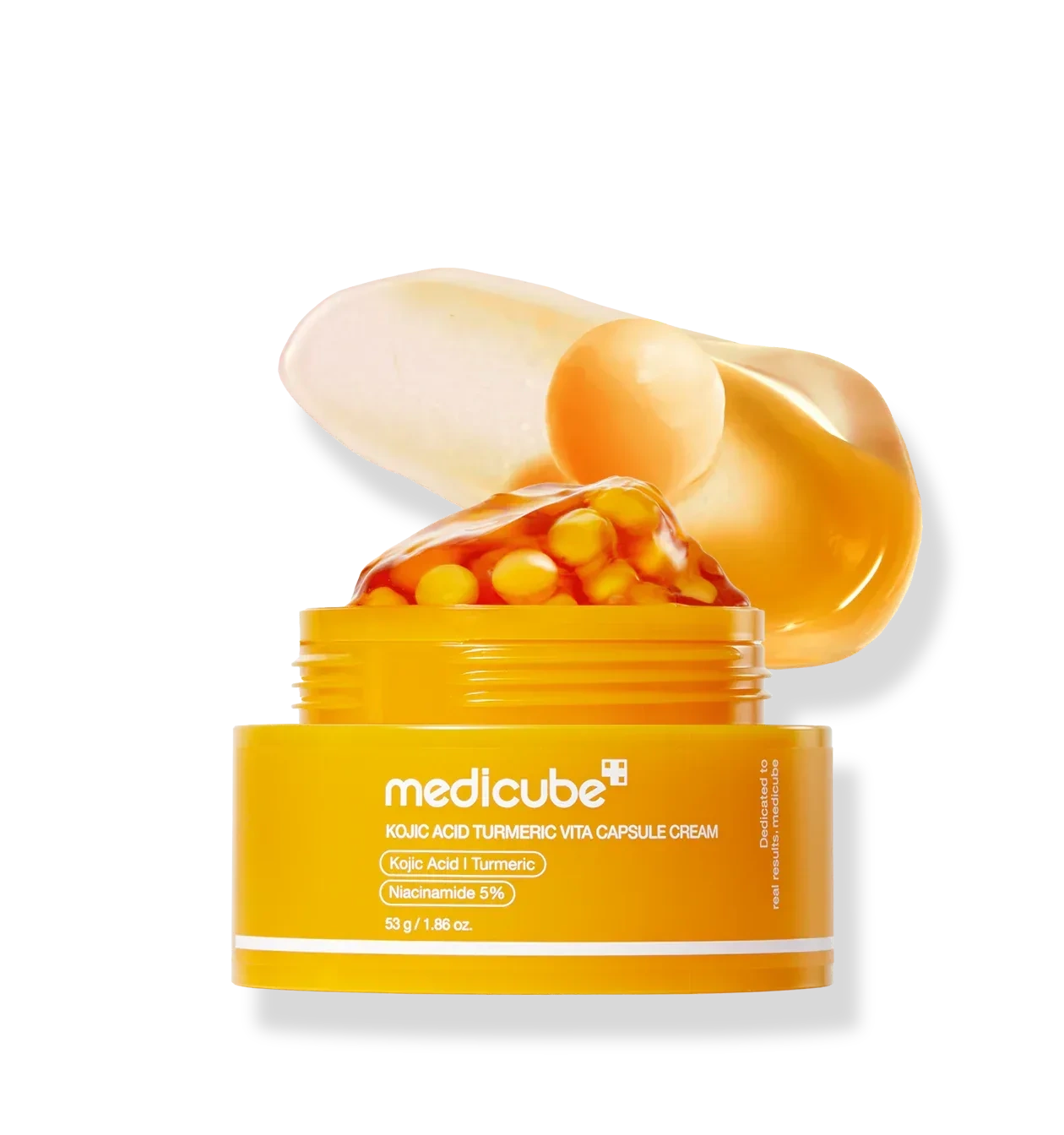 Medicube, Kojic Acid Turmeric Vita Capsule Cream, Cremă iluminatoare cu kojic și turmeric, 53g