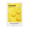 Missha, Airy Fit Sheet Mask Lemon, Mască iluminatoare cu extract de lămâie, 19 g