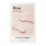 Missha, Airy Fit Sheet Mask - Rice, Mască facială hidratantă cu orez, 19g