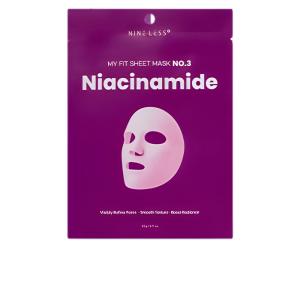 Nine Less, My Fit Sheet Mask No.3 Niacinamide, Mască hidrogel cu niacinamidă, 20 g