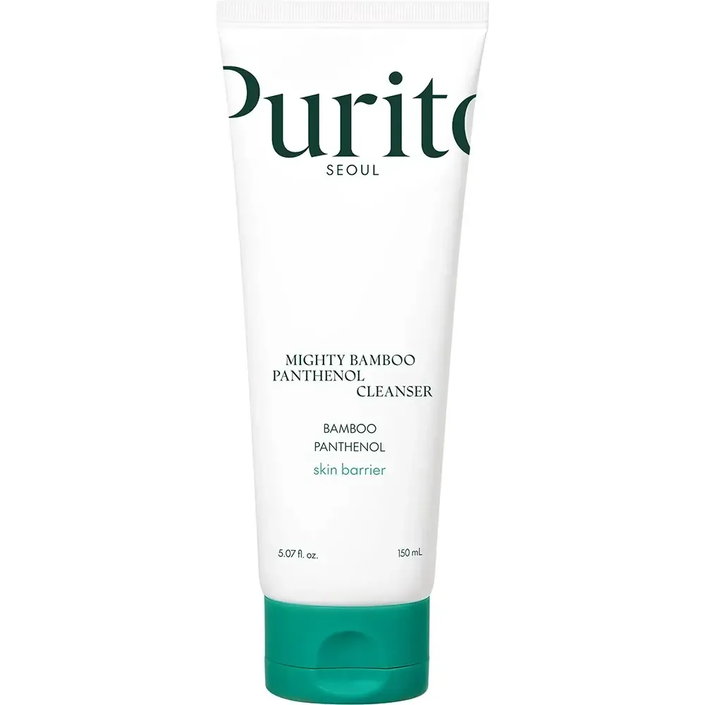 Purito, Mighty Bamboo Panthenol Cleanser, Gel de curățare blând cu panthenol, 150 ml