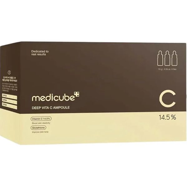 Medicube, Deep Vita C Ampoule 2.0, Ser revitalizant cu vitamina C, 30g