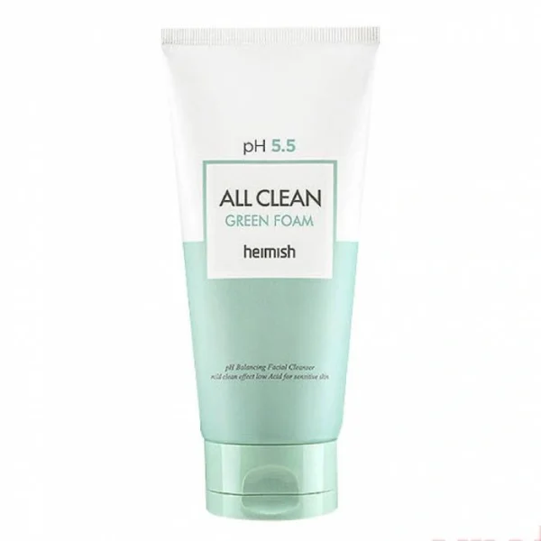 Heimish, All Clean Green Foam pH 5.5, Spumă de curățare blândă, 150 ml