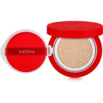 Missha, Velvet Finish Cushion, Fond de ten cushion cu protecție SPF, 15g - No.21, 15g