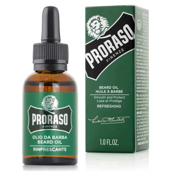 Proraso, Beard Oil Refreshing, Ulei revigorant pentru barbă, 30 ml