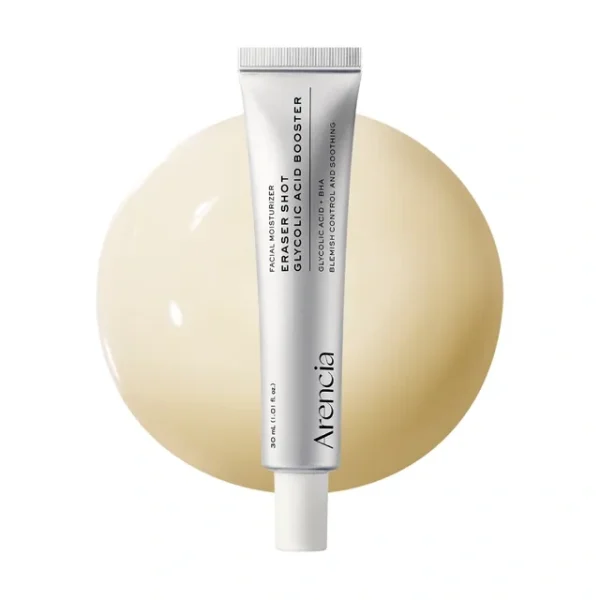 Arencia, Eraser Shot Glycolic Acid Booster, Booster exfoliant cu AHA, 30 ml