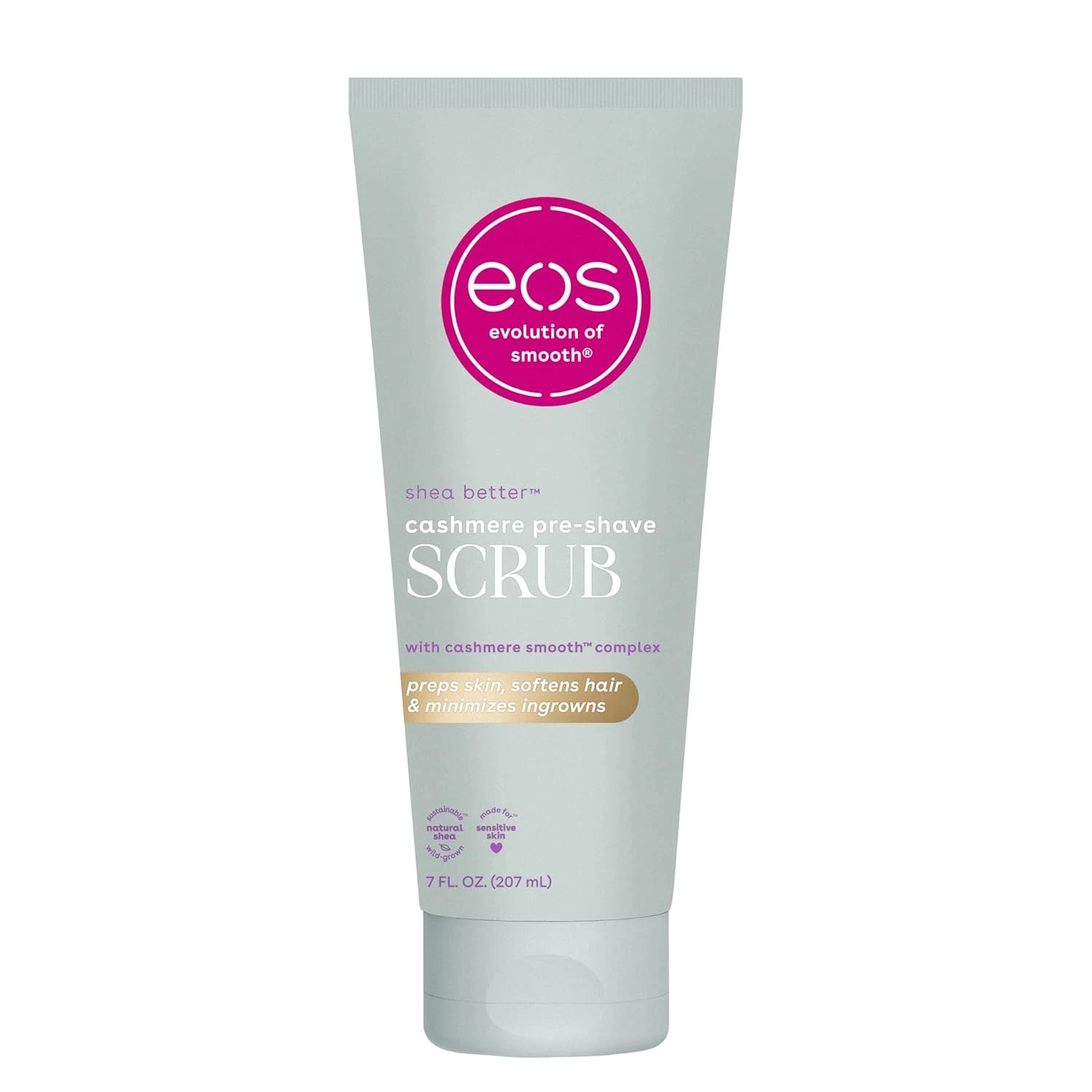 Eos, Cashmere Skin Collection Pre-Shave Scrub, Scrub exfoliant de corp pre-ras, 207 ml