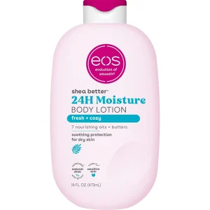 Eos, Shea Better 24H Moisture Body Lotion Fresh & Cozy, Loțiune hidratantă ușoară, 473 ml