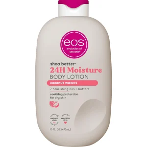 Eos, Shea Better 24H Moisture Coconut Waters Body Lotion, Loțiune hidratanta, 473 ml