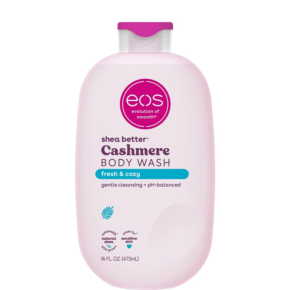 Eos, Shea Better Cashmere Body Wash Fresh and Cozy, Gel-cremă hidratant, 473 ml