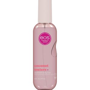 Eos, Cashmere Body Mist Coconut Waters, spray parfumat de corp hidratant, vegan, 177 ml