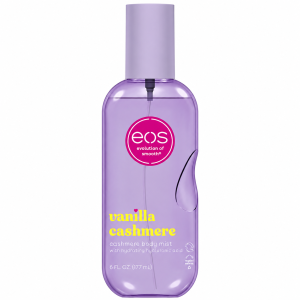 Eos, Cashmere Body Mist Vanilla Cashmere, spray parfumat de corp hidratant, vegan, 177 ml